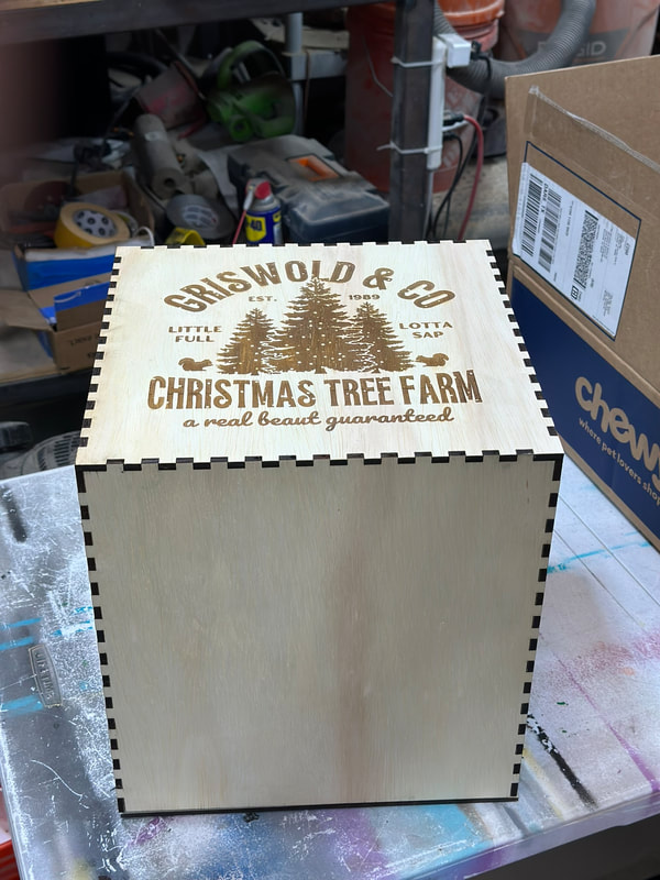 picture of a box made from wood